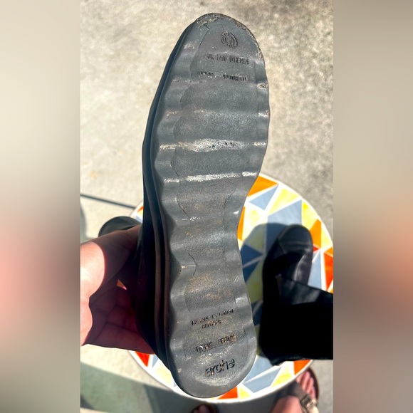 Women’s Arche Leather/Suede boots, Size 7, Plant derived sole, Made in France - Picture 7 of 9